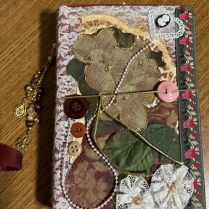 vintage fabric victorian junk journal