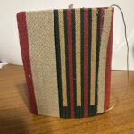 vintage fabric junk journal