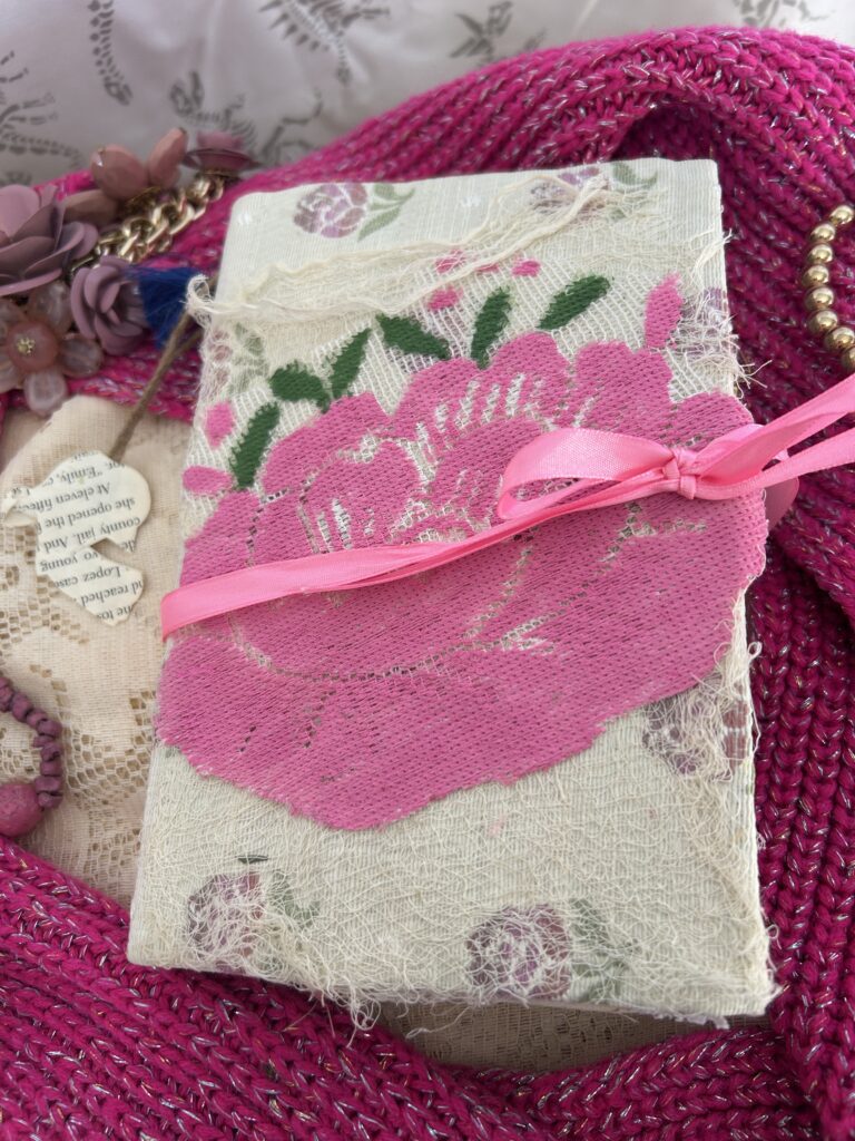 pinky vintage junk journal