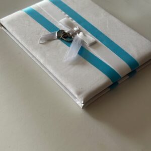 elegant satin guest book